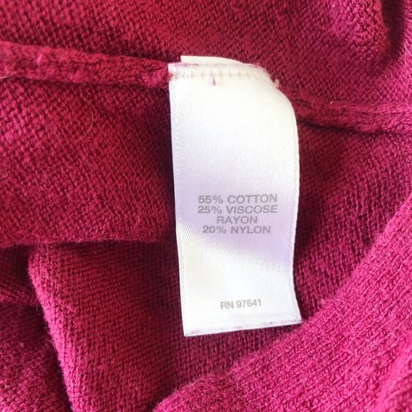 J. JILL Olivia Pullover Red Knit Sweater Top Womens XS - Picture 6 of 9